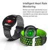 Fitness tracker titta på män blodtryck klocka rund vattentät smartwatch kvinnor sport hälsa smart armband för Android OS Wristw2626857