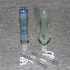 Kit de tubo de néctar de nectar de atacado Fumando tubos de vidro de vidro Bong Dab prego 10 mm de quartzo de ponta de óleo de queimador de óleo