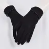 Rękawiczki bez palców Kobiety mężczyźni na ekranie Zimowe jesienne ciepłe rękawiczki nadgarstka Driving Windproof Rękawica Luvas Guantes Handschoenen1