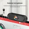1080P HD Webcam Web Camera Microfono incorporato per la riduzione del rumore 30 ﾰ Angolo di visione Webcam Camara Web Cam per desktop portatile