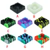 Silicone Ashtray Unbreakable askkoppar Mjuk gummi Hög temperatur värmebeständig färgstark cigarrhållare för rökare lägger aska