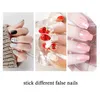 Faux ongles autocollant colle transparente double face rubans adhésifs autocollants presse sur faux ongles conseils Extension bâton outils 01193988027