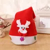 Christmas Santa Claus Hats Cartoon Kids Christmas Hat Red And White Party Hats Santa Claus Costume Christmas Decoration Hats BH2730 TQQ