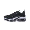 Air VaporMax Plus TN EVO جديد FK حك 2.0 الثلاثي الأسود CNY ORCA يطير 1.0 الاحذية الصرفة البلاتين انتشارا ورمادي داكن سترة حزمة المصمم أحذية