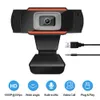 2020 Rotatable HD Webcam PC Mini USB 2.0 Web Camera Video Recording High Definition med 1080p / 720p / 480p True Färgbilder