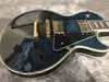 New Electric Guitar Whole From China quilted maple top G custom guitar Dark blue color High quality1471060