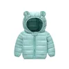 O outono, meninas, meninos de inverno Jackets Casual Moda Casual Snowsuit Snowed Hooded Kids mais grossos casaco de casaco para crianças externas BC1355 06300239