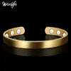 Bracciale magnetico sano per un braccialetto per le donne terapia di potenza magneti magnetite braccialetti braccialetti uomini gioielli sanitari Copper228h