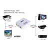 AV2HDMI 1080P HDTV Video Scaler Adapter HDMI2AV Mini Connectors Box CVBS L/R RCA для HDMI для Xbox 360 PS3 PC360 Поддержка NTSC PAL с розничной упаковкой
