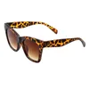 Occhiali da sole Lady Classic Cat Eye Retro Big Frame Female Leopard Designer UV400 Gradient1