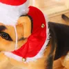 2020 Pets Christmas decorations creative cute dog clothes Pets Hat Christmas Dog Apparel 2 style Dog Supplies T2I51466