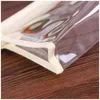 2020 PVC plast kosmetisk väska Tygväska Transparent PVC Zipper Pouch Custom Made Packaging Bag Gratis frakt