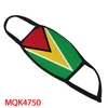 3D stampata vento Trinidad Guyana Giamaica Fiji Flag e polvere del respiratore di design maschera di protezione transfrontaliere faccia traspirante maschere GWF1894