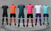 DIY logo piłka nożna mundur dorosły inny kolor piłkarski zestaw niestandardowych mężczyzn krótki rękawa bluza sportowa