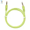 500pcs/lot 3,5 мм дешевый вспомогательный кабельный кабель -кабель мужского к мужскому кругу