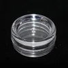 Plastic 3ml Cosmetic Jar Empty Eyeshadow Case Face Cream Bottles Glitter Container Eye Shadow Empty Nail Pots Storage Jars GGD1740-1