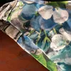 Silke designer huvudband presentförpackning förpackningsdesigner hår tillbehör för högkvalitativ designer huvudband blommig slang tropiska huvud wraps