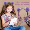 Cute Kids Wired Headphone With Microphone Girls 35mm Music Stereo Earphone Computer Mobile Phone Gamer Headset Kids Gift8730327