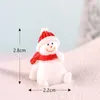 Miniature Christmas Tree Santa Claus Snowmen Terrarium Accessories Gift Box Fairy Garden Figurines Doll House Decor8593624