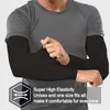 Mangas de braço para homens e mulheres, mangas de braço de refrigeração de proteção UV, 4 pares Anti-Slip Sun Maneves