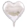 Palloncino foil a forma di cuore da 18 pollici 18 colori Amanti dei bambini Matrimonio Festa di compleanno Decorazione della stanza Palloncini gonfiabili ad aria
