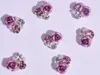 10 pezzi in lega di stile giapponese 3D nail art acrilico decorazione floreale rosa strass di cristallo per charms per unghie forniture di gioielli 99mm O6279817