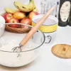 Flour Mixer Danish Whisk Egg Beater Stainless Steel Coil Agitator 13inch Wooded Handle Bread Dough Tools Kitchen Baking Accessories