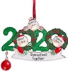 New 2020 Weihnachten Quarantin Weihnachten Hanging Ornament Familie Survivor Quarantine Baum Dekor Geburtstags-Party-Dekoration-Geschenk
