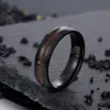 Stainless Steel Wood ring blue gold band rings for Men Women fashion jewelry will and sandy