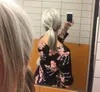 Diva Heam Ponytail Virgin Remy Клип для волос на Удлинитель Длинные Волосы Гладкие Удобные 14 "Ombre Silver Grey