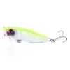 Hot selling Popper Lure 6.5cm 9,2G 6 # ganchos de água superior mágico popper isca dura, isca de pesca plástica, (po011) 72 pcs, freeshipping