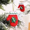 Weihnachten weicher Ton Puppe Anhänger Weihnachtsbaum Santa Handschuhe Engel Socken Design Anhänger weicher Ton Weihnachten hängende Verzierung