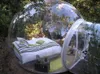 Outdoor-Doppelzimmer, aufblasbares Blasenkuppelzelt, Blasenhotel, 2–4 Personen, mit Gebläse, transparentes Blasenhaus, Top-Qualität