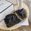 Designer- 4 Colors Women Designer Shoulder Bag Leather Chain Bag Cross Body Pure Color Womens Handbag Crossbody Bag Purse2888