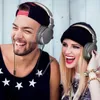 Oneodio Professional Studio DJ hörlurar med mikrofon över öron Wired HiFi övervakning headset vikbar spel hörlurar till PC