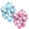 10 pcs Multi Rose Or Coeur Feuille Ballons Confettis Latex Ballons D'anniversaire Décorations De Fête D'anniversaire Enfants Adulte De Mariage Ballons1