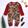 幼児春と秋の服2020ファッション生まれたばかりの赤ちゃんの服男の子女の子のクリスマスジャンプスーツ人気の赤ちゃんのトナカイロンパーワンピース