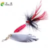 HENGJIA hard metal spinnerbaits blade sequins fishing lures spinner spoons baits pesca fishing 7cm 84g57178429363417