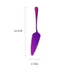 Gâteau coloré Shove avec Serrate Gâteau en acier inoxydable Shoves Pie Pizza Shove Cuisine Couteau en acier Lame Cutter Spatule Outil de cuisson LSK1298