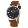 Wristwatches Montre Homme 2021 Fashion Quartz Watch Men's Wirst Sanding Artificial Leather Simple Male Business Clock Reloj Hombre1