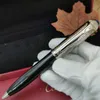 2021 Famoso marchio di penne Promozione tutto nero Penne a sfera 5A regalo di moda Regala borse di velluto2530516