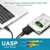 USB 3.0 till SATA Adapter Converter Cable USB3.0 Kabelomvandlare för Samsung Seagate WD 2.5 3.5 HDD SSD-adapter