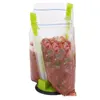 Hands Free Baggy rack plástico Baggy Opener cremalheira Clipe Food Storage Bag Suporte Suporte de Ferramentas Máquina de cozinha