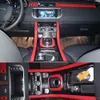 För Land Rover Range Rover Evoque Interior Central Control Panel Door Handle Colfiber Stickers Decals Car Styling Accessorie