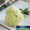Artificiell hortensia blomma falska silke singel hortensior 8 färger för mors dag bröllop centerpieces hemfest dekorativa blommor