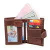 Code 229 230 Genuine Leather Men Wallet Man Short Purse With Credit Card Holders Smooth Buckle Wholesales High Quality
