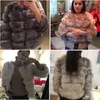 2020 herbst Vintage Flauschigen Faux Pelzmantel Frauen Kurze Furry Pelz Winter Oberbekleidung Mantel Casual Fashion Party Mantel Weibliche S-1