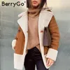 vintage suede fur coat