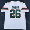 Niestandardowe Miami Hurricanes Piłka nożna Jersey NCAA College Rousseau Jarren Williams Dallas Jeff Thomas Cam'ron Harris Jim Kelly K.j. Osorn Perry.