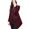 Fall Winter Women Clothes Coat winter warm autumn Style New jacket Trench Blends wool Coats Ladies Trim Personality Asymmetric Rules Jackets